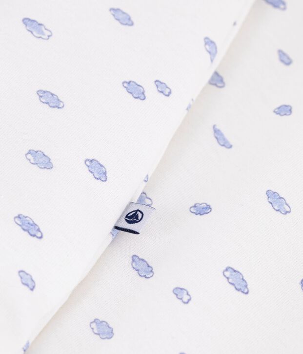 Saco para beb&eacute; de algod&oacute;n con estampado de nube TOG 1,5 blanco/multicolor
