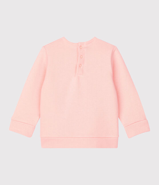 Sudadera de muletón de bebé. rosa MINOIS