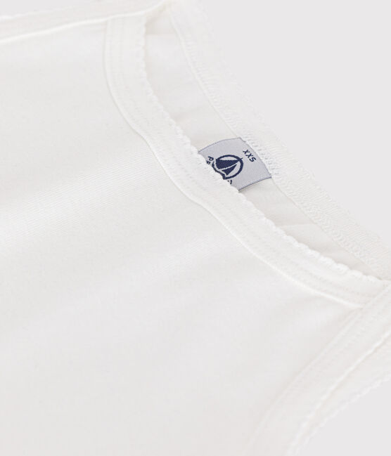 Camiseta de tirantes de algodón de mujer blanco ECUME
