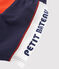 Shorts de playa efecto colorblock para niño azul TOUAREG/naranja SPICY