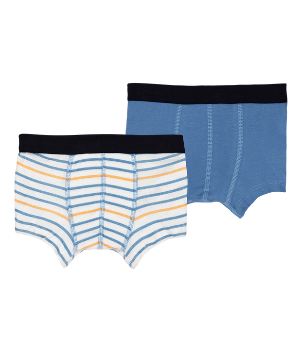 Lot de 2 boxers en coton multicolor