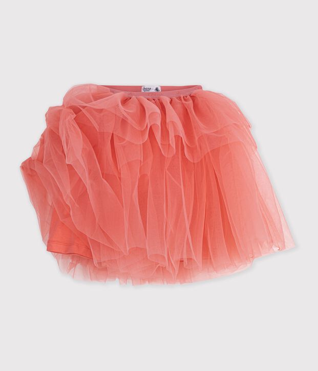Falda infantil midi de tul liso FLAMAND