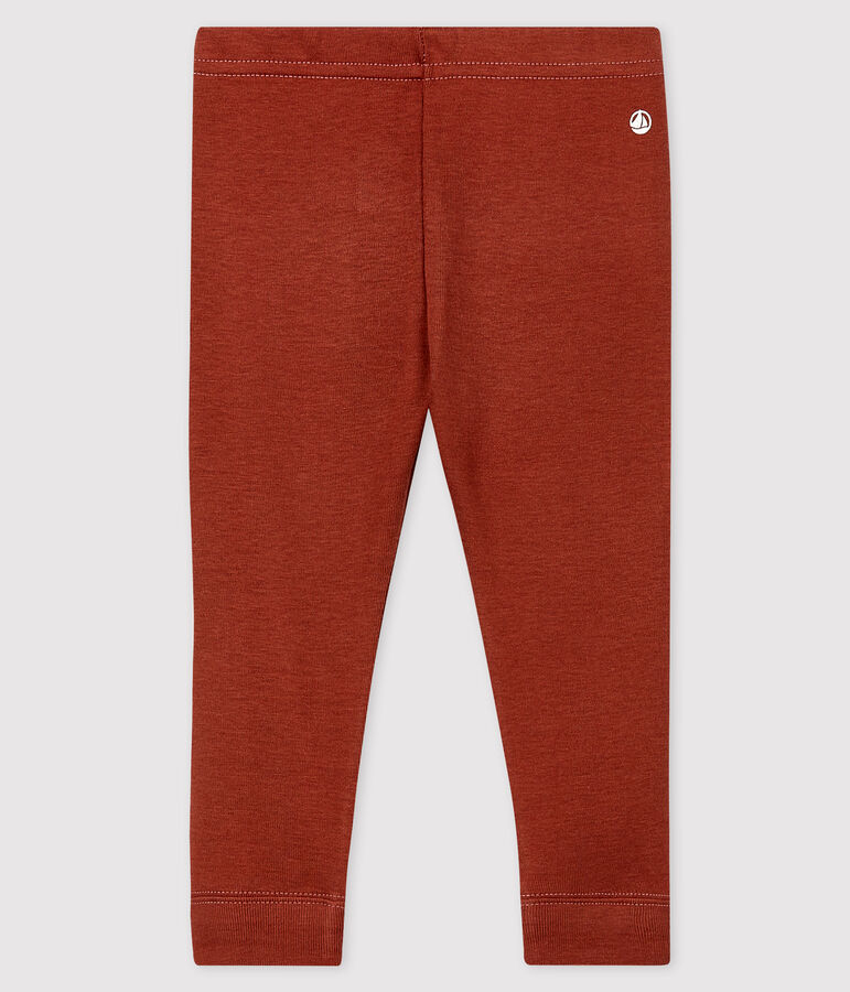 Leggings de algod&oacute;n de beb&eacute; naranja