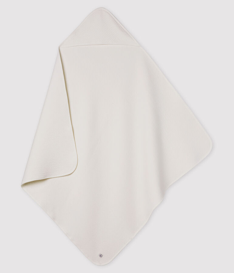 Manta para beb&eacute; de t&uacute;bico blanco