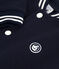 Chaqueta teddy infantil lisa de algodón azul SMOKING