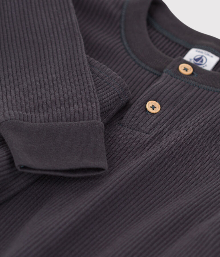 Pijama de algod&oacute;n para ni&ntilde;o/ni&ntilde;a gris