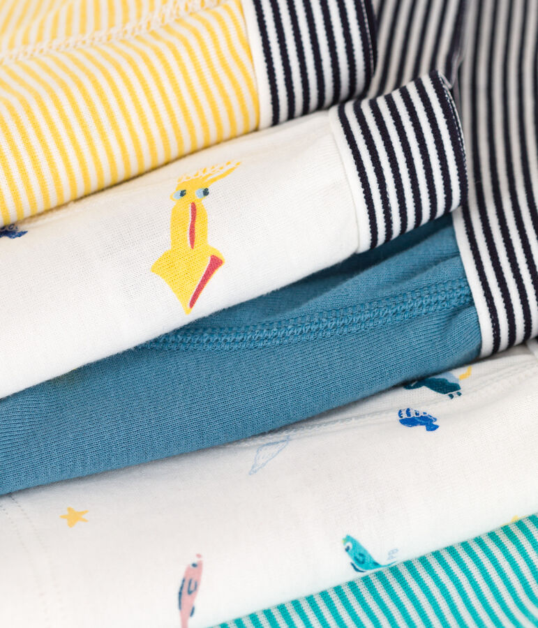 Juego de 5 b&oacute;xers de algod&oacute;n para ni&ntilde;o multicolor