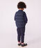 Plumífero infantil sin mangas bicolor reversible azul SMOKING/amarillo JAUNE
