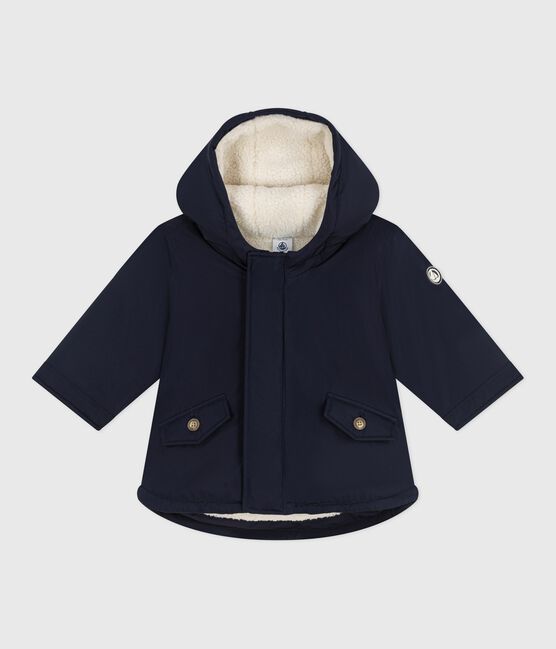 Parka midi lisa para bebé azul SMOKING