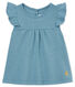 Blusa manga corta de algodón/lino para bebé niña