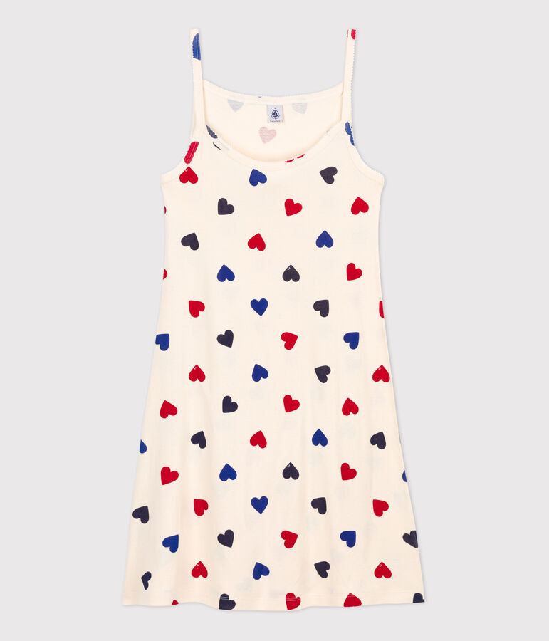 Camis&oacute;n de algod&oacute;n para mujer crudo/multicolor