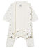 Bodyjama sin pies de punto 1x1 estampado para bebé niño blanco MARSHMALLOW/blanco MULTICO