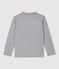 Camiseta de manga larga de algodón de niño gris SUBWAY CHINE