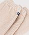 Pantal&oacute;n de terciopelo liso para beb&eacute; crudo