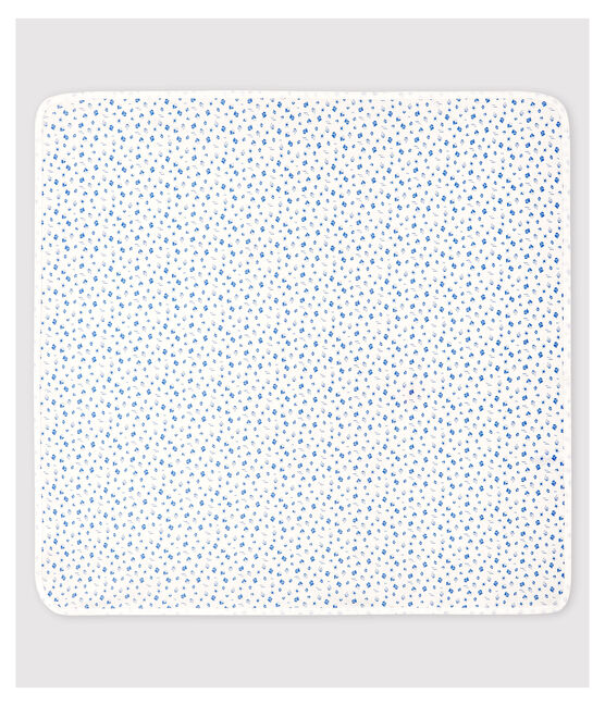 Muselina de maternidad de algodón ecológico de bebé blanco MARSHMALLOW/azul COOL
