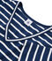 Camiseta ic&oacute;nica para mujer azul/blanco