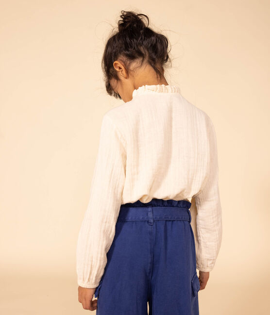 Blusa de gasa de algodón para niña crudo AVALANCHE