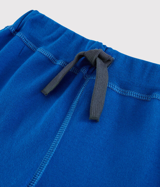 Bermudas de punto de ni&ntilde;o azul