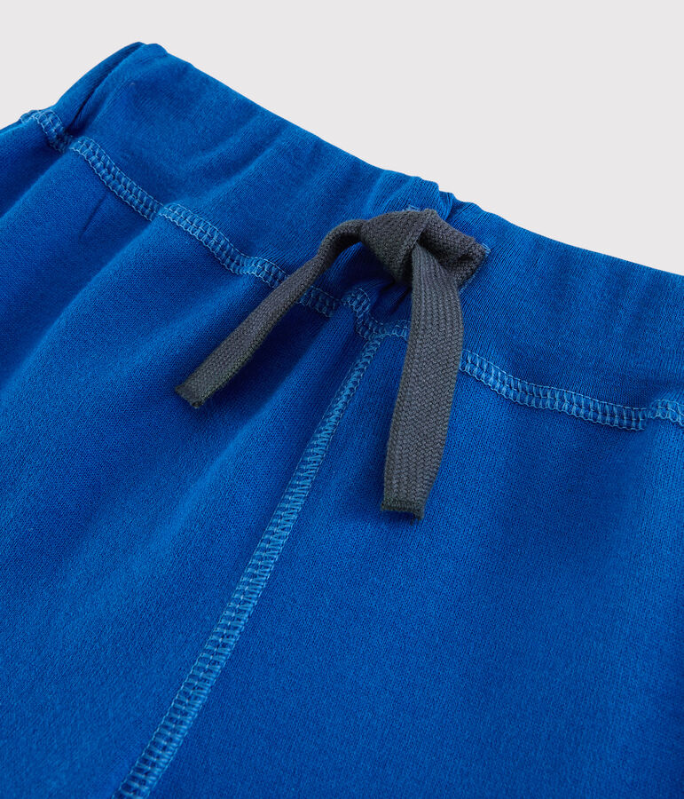 Bermudas de punto de ni&ntilde;o azul