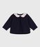 Sudadera lisa de algodón con cuello estampado para bebé SOIR