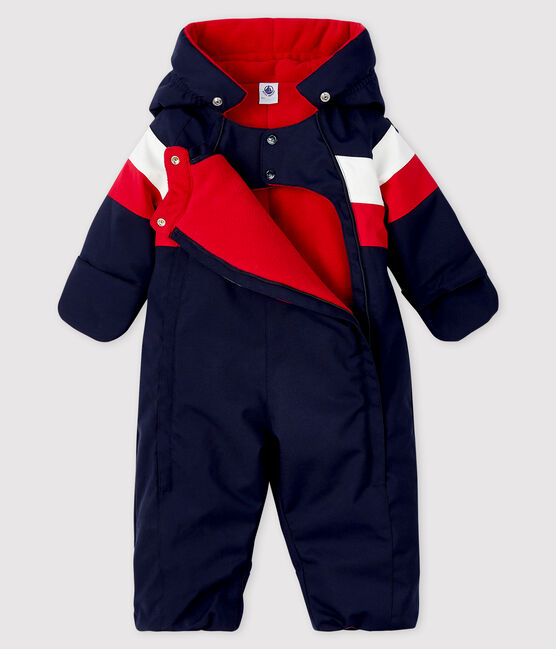 Mono de piloto para bebé niño azul SMOKING/blanco MULTICO