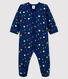 Pijama de muletón noche estrellada para bebé