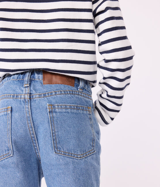 Pantalón recto de tejido denim para niño ULTRA BLEACH