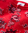 Cárdigan estampado de bandana de muletón para bebé rojo TERKUIT/blanco MULTICO