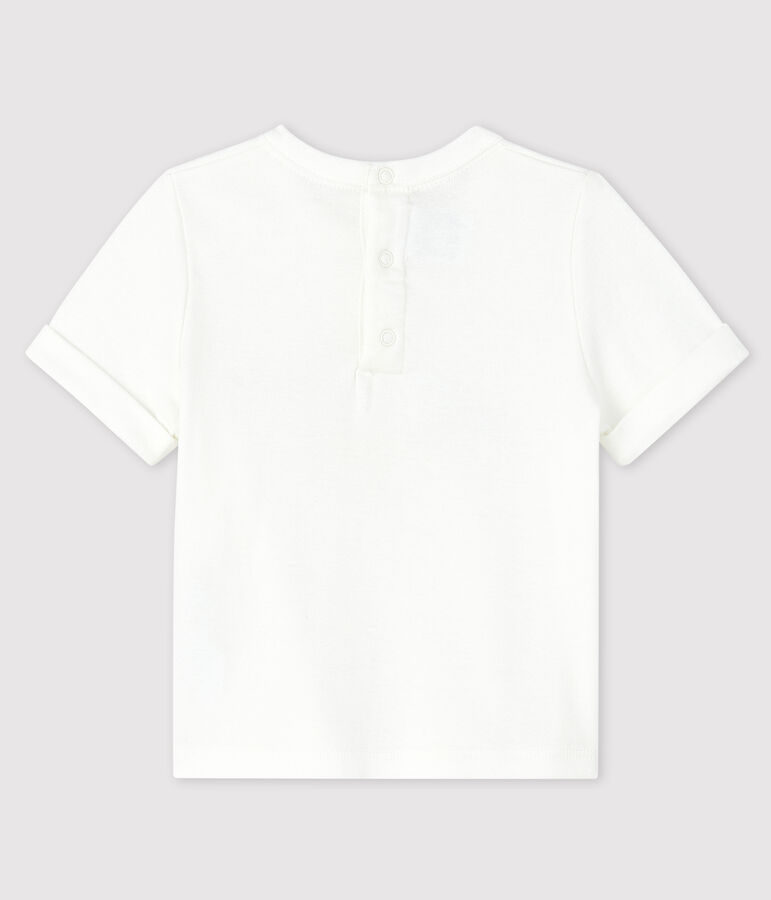 Camiseta para beb&eacute; ni&ntilde;o blanco MARSHMALLOW