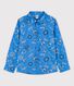 Camisa de popelina estampada para niño