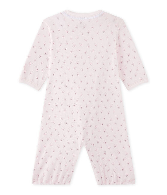 Saco bebé niña 2 en 1 rosa VIENNE/blanco MULTICO
