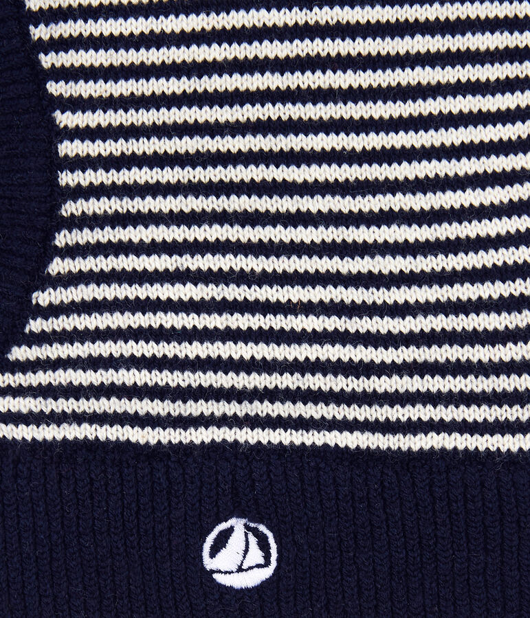 Pasamonta&ntilde;as de algod&oacute;n de beb&eacute; azul/blanco