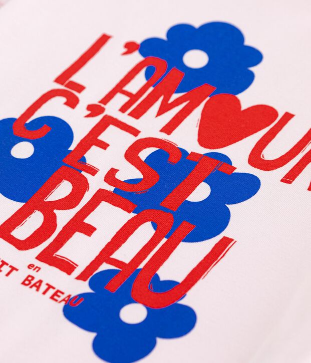 Camiseta infantil de manga corta de algod&oacute;n BARELY