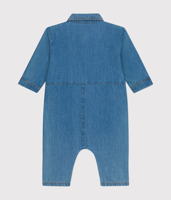Mono largo de tejido vaquero para bebé azul DENIM CLAIR
