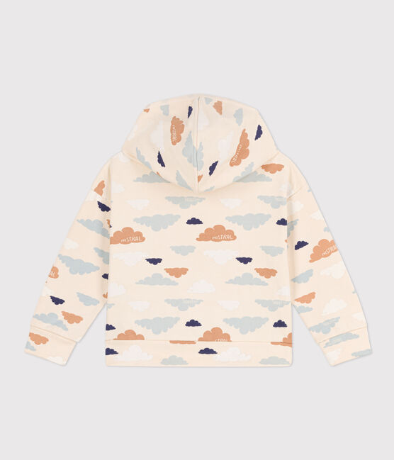 Sudadera de muletón afelpado con capucha para niño/niña blanco AVALANCHE/ MULTICO