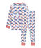 Pijama de punto para niño blanco MARSHMALLOW/blanco MULTICO
