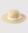 Sombrero de paja de bebé rosa NATUREL