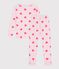 Pijama infantil muy ajustado de algod&oacute;n con estampado de corazones MARQUISE/ PEACHY