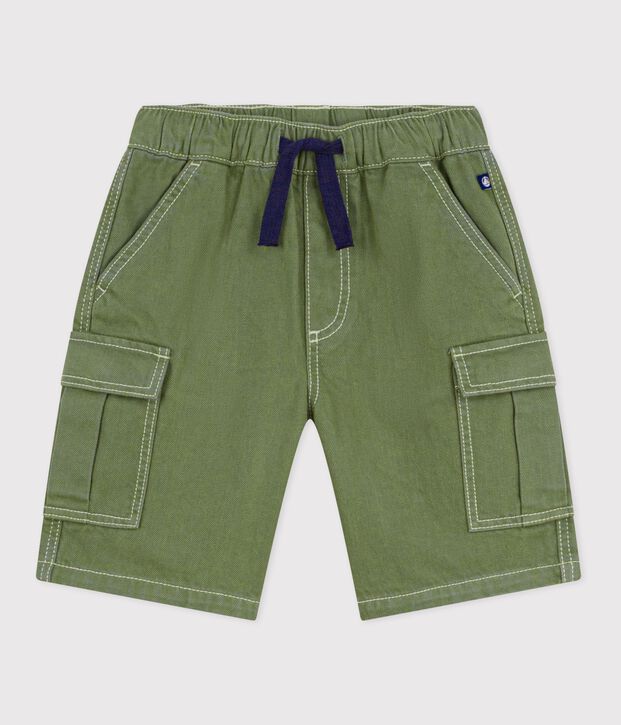 Bermudas cargo infantiles de algod&oacute;n OLIVINE