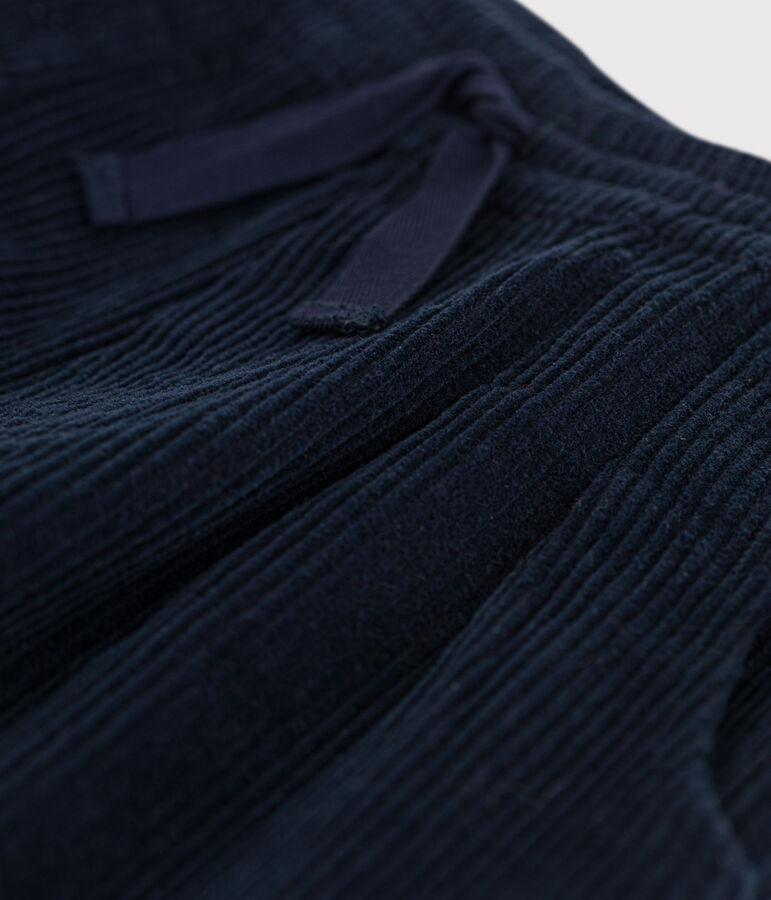 Pantal&oacute;n de pana de ni&ntilde;o azul