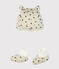 Lote de gorro y patucos para bebé niño de lana y algodón variante 1