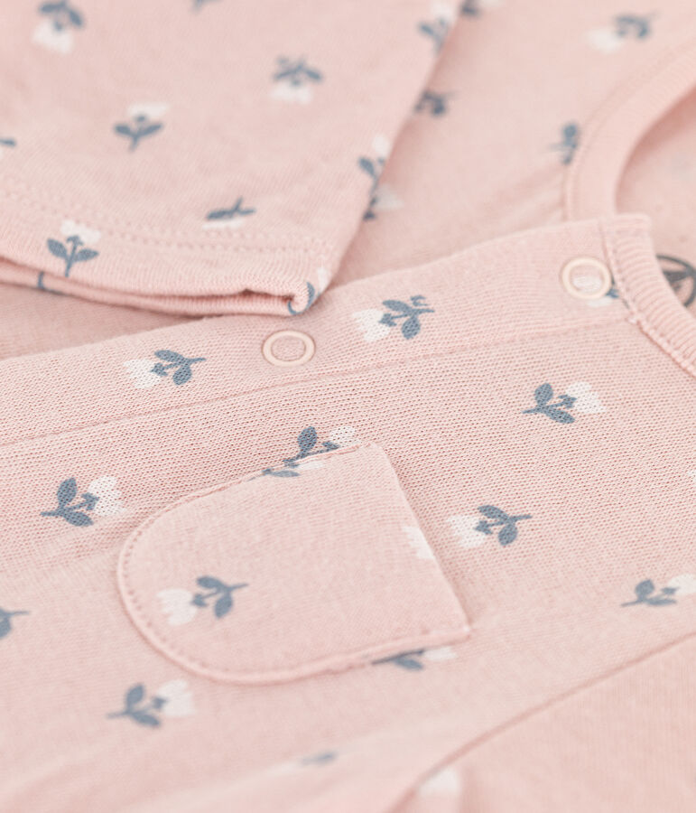 Mono largo de t&uacute;bico para beb&eacute; rosa/multicolor