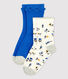 Juego de 2 pares de calcetines de niña