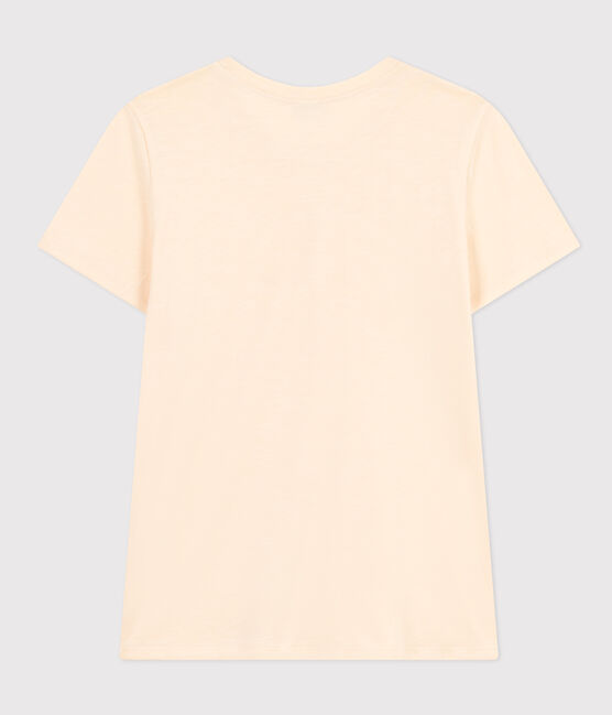 Camiseta La Recta de algodón con cuello redondo para mujer crudo AVALANCHE