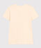 Camiseta La Recta de algodón con cuello redondo para mujer crudo AVALANCHE