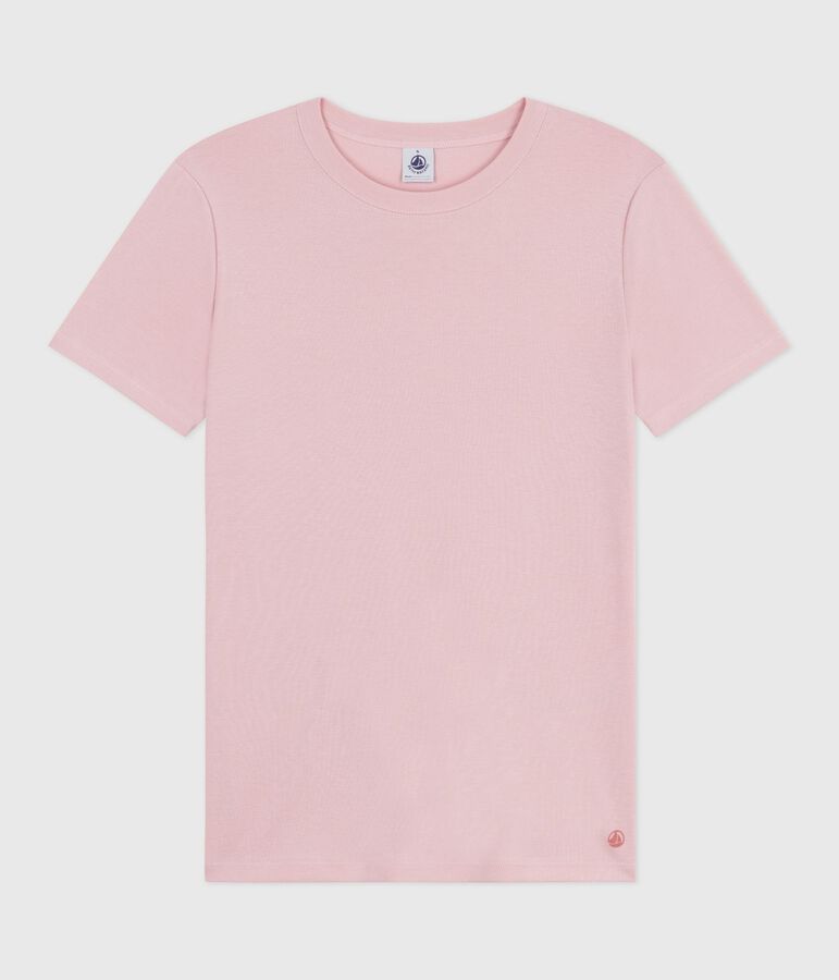 Camiseta Ic&oacute;nica de manga corta de algod&oacute;n para mujer rosa