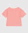 Camiseta Boxy de algodón a rayas para mujer rojo AVALANCHE/ SPICY