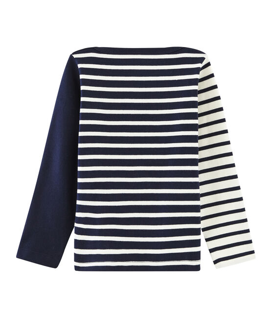 Jersey marinero para niño blanco MARSHMALLOW/azul SMOKING