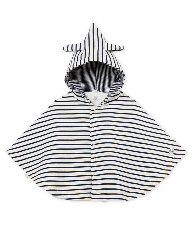 Capa emblem&aacute;tica para beb&eacute; unisex blanco/azul