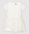 Vestido de celebración de tul de niña blanco MARSHMALLOW/gris ARGENT